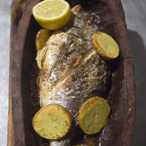 Koce në furre me perime