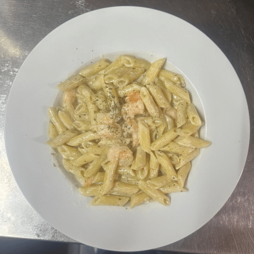 Pasta scampi garlic