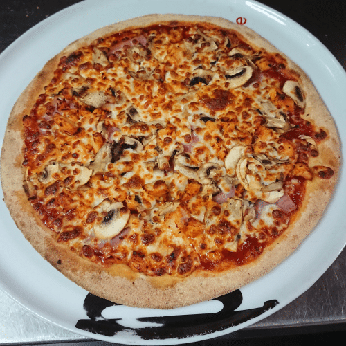 Pizza barbecue chicken