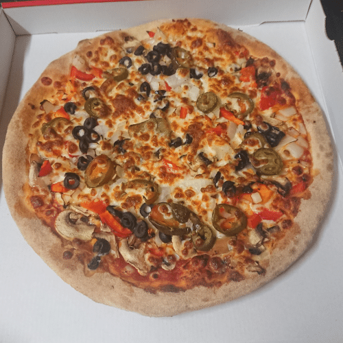 Pizza barbecue vegi