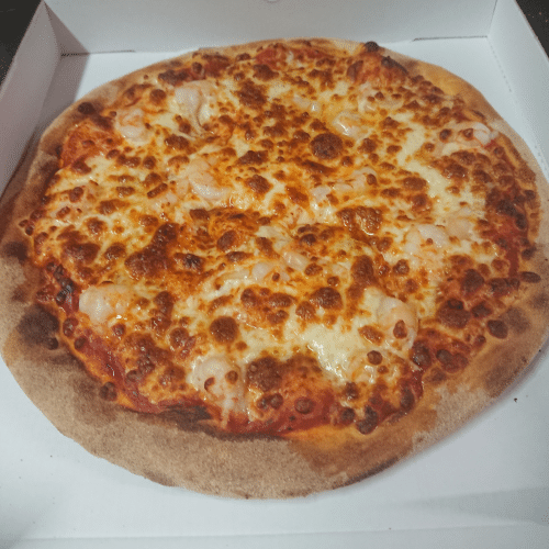Pizza scampi