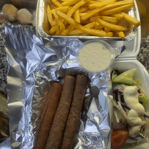 Schotel frikandel