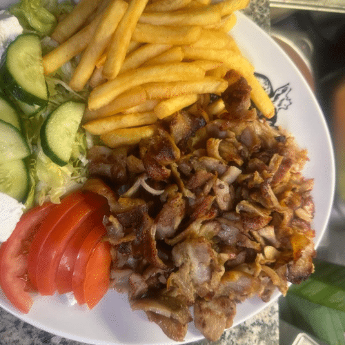 Schotel kebap kip