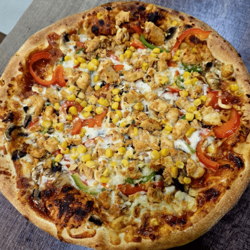 Pizza BBQ chicken