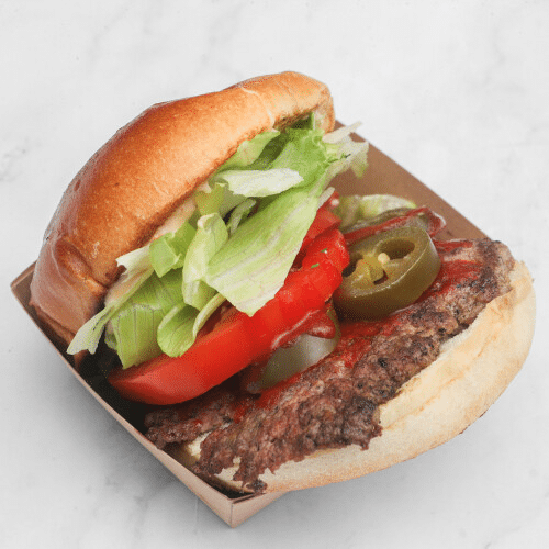 Spicy jalapeno burger