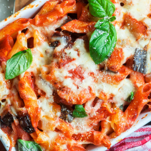 Spicy chicken & beef pasta