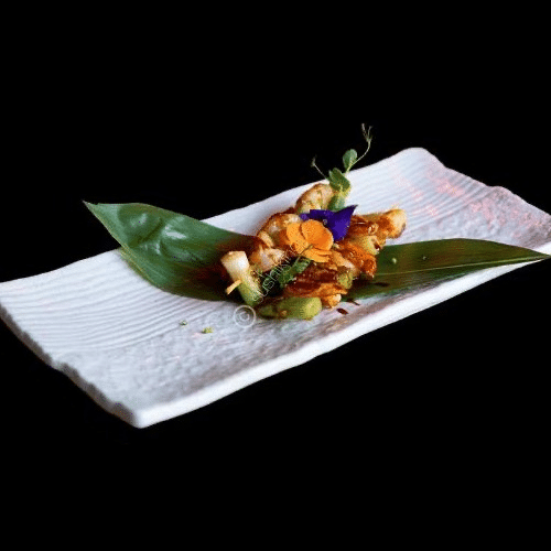 Yakitori scampi