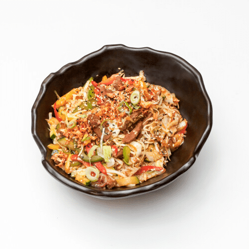Donburi teriyaki bœuf épicé
