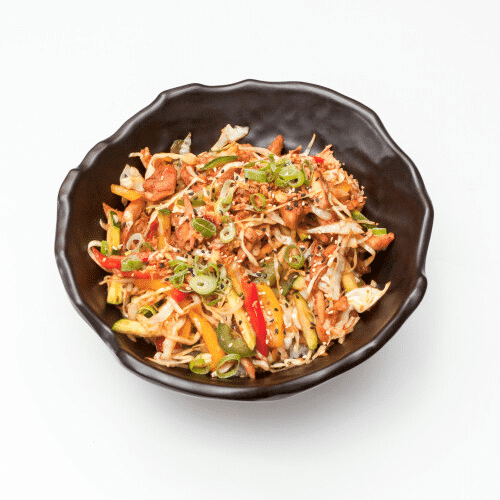 Donburi teriyaki poulet épicé