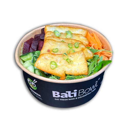 Bali poke bowl salade halloumi