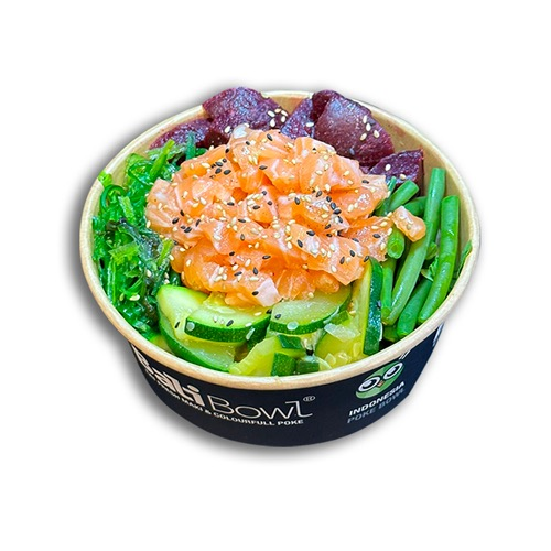 Bali poke bowl salade tofu