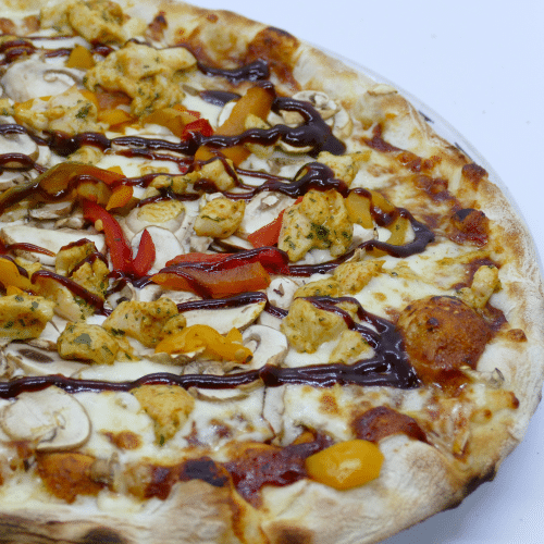 Pizza Barbecue chicken