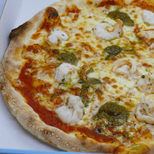 Pizza Scampis