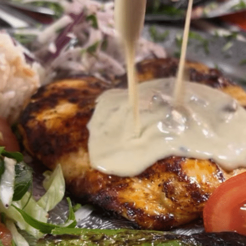 Kipfilet champignon saus