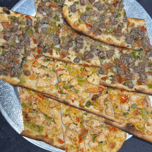 Pide met vlees / kip