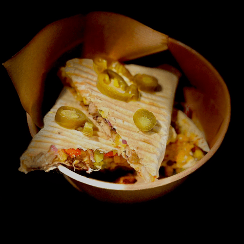 Quesadilla met Sweet Chilli Kip