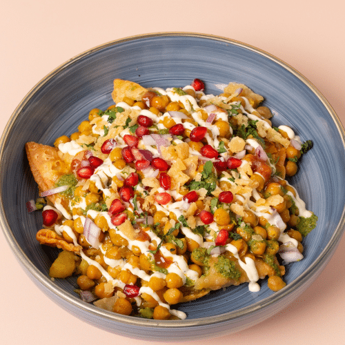 Bombay samosa chaat