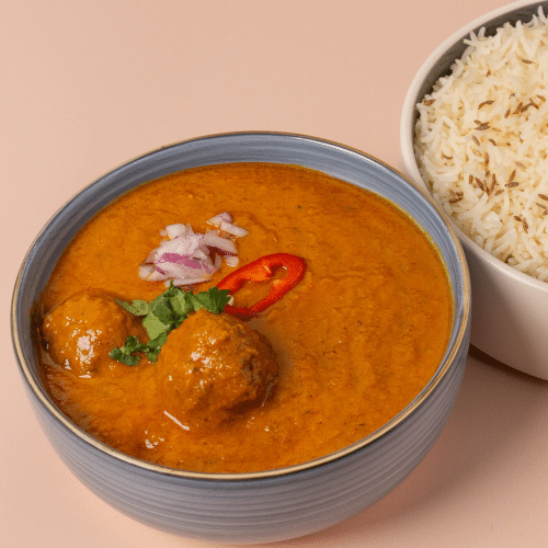 Lamb karahi kofta curry