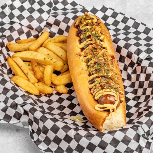 Menus le honey hot-dog