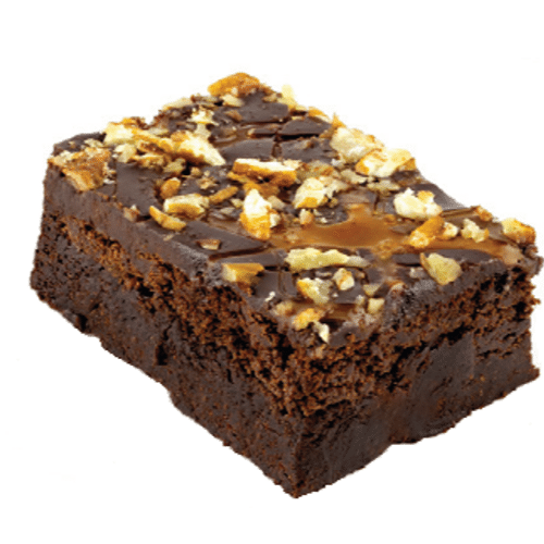 Caramel pecan brownie