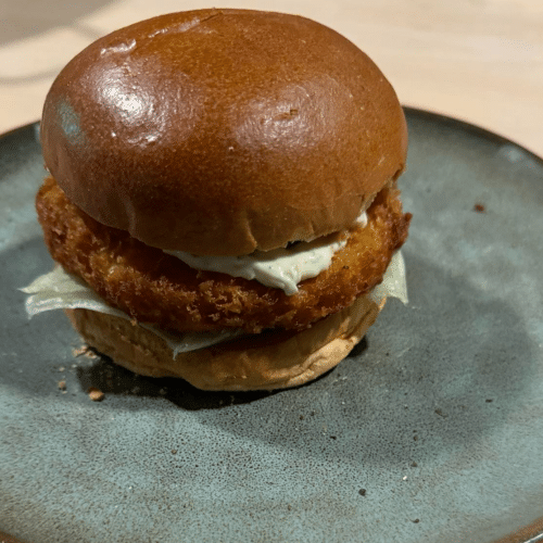 Louisiana shrimp burger