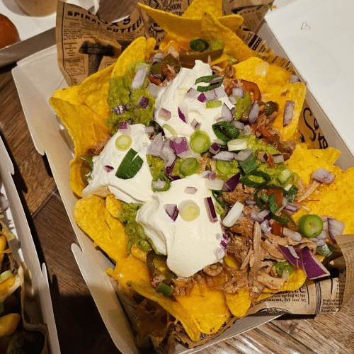 loaded nacho's pulled pork