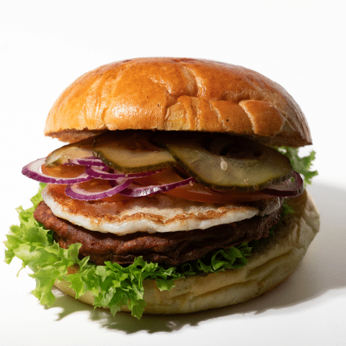 Amerikaanse burger menu