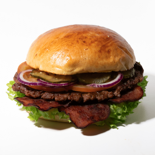 Bacon burger beef
