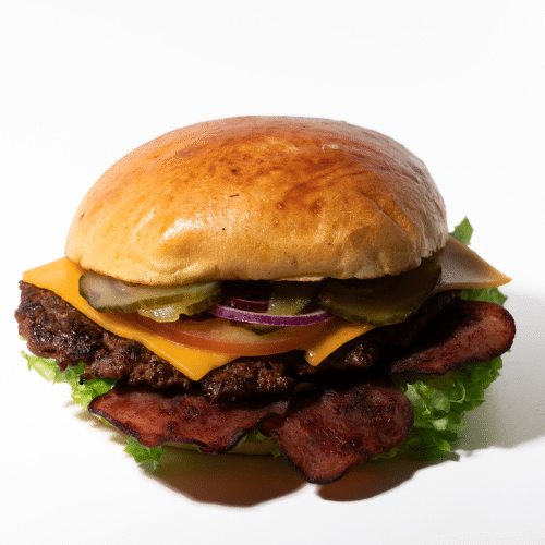 Bacon-cheeseburger beef menu