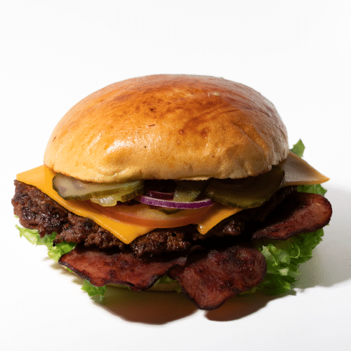 Bacon-cheeseburger beef