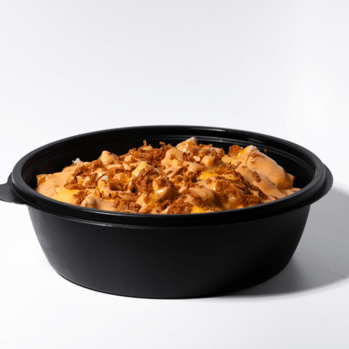 Loaded fries chicken