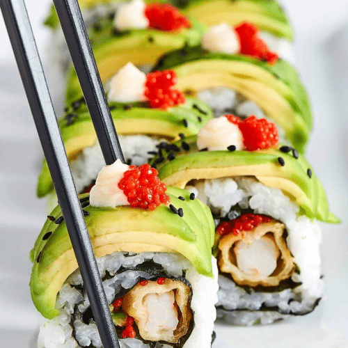 Green dragon roll