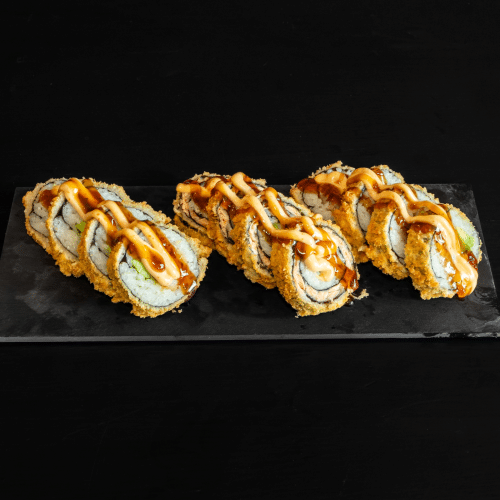 Hot roll ebi tempura