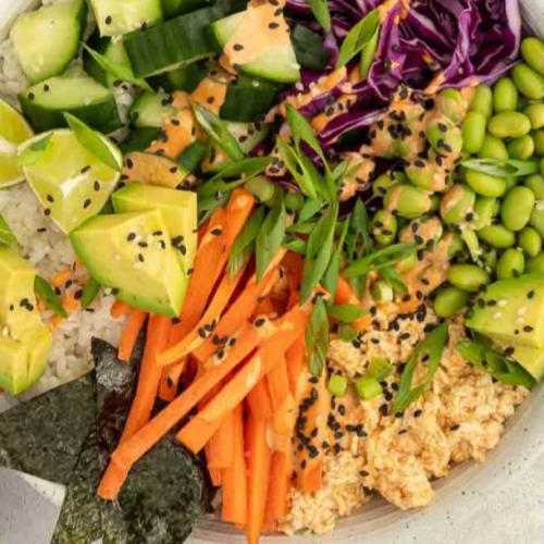 Poke bowl vegetarisch