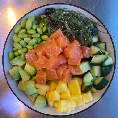 Poke bowl zalm