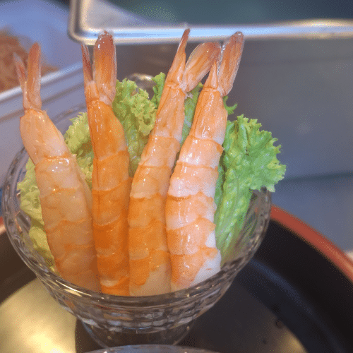 Sashimi scampi