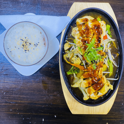 Teriyaki kip met rijst