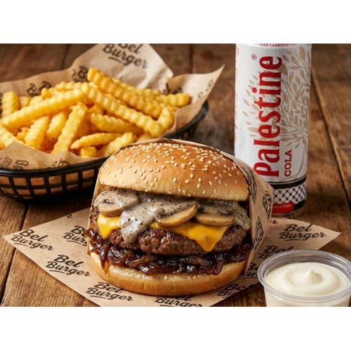 Bel Mushroom Burger Menu