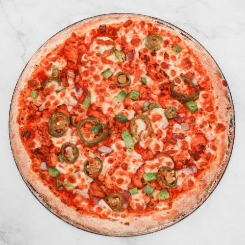 Pizza hot bbq chicken