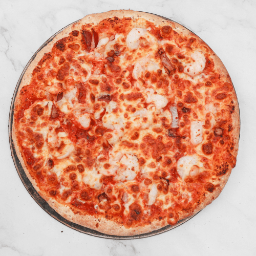 Pizza scampi