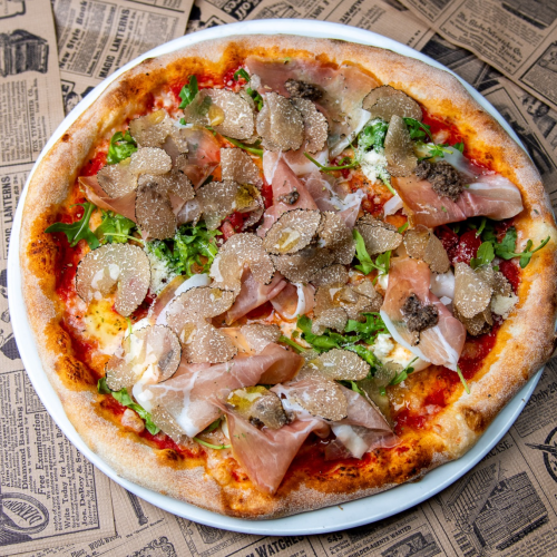 Pizza fabio al tartufo