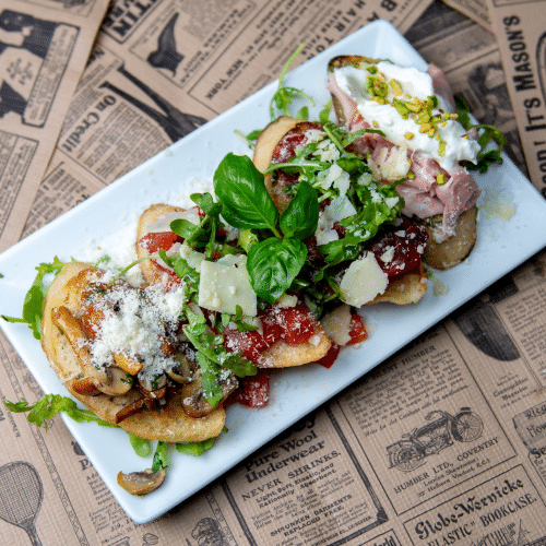 Quatro di bruschette
