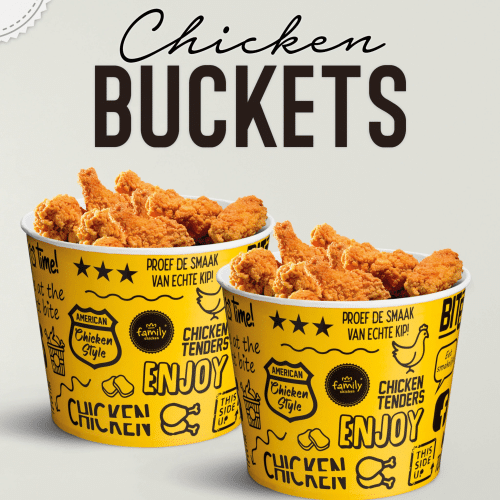 Actie Bucket Fried Chicken 10 St