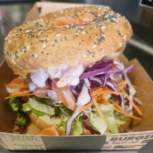 Bagel rauwe zalm