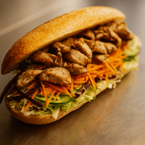 Broodje BBQ chicken