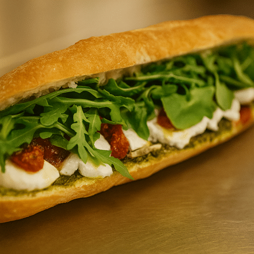 Broodje pesto & mozzarella