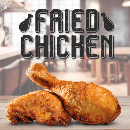 Fried chicken menu medium