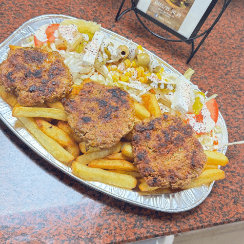 Assiette köfte (3 pièces)