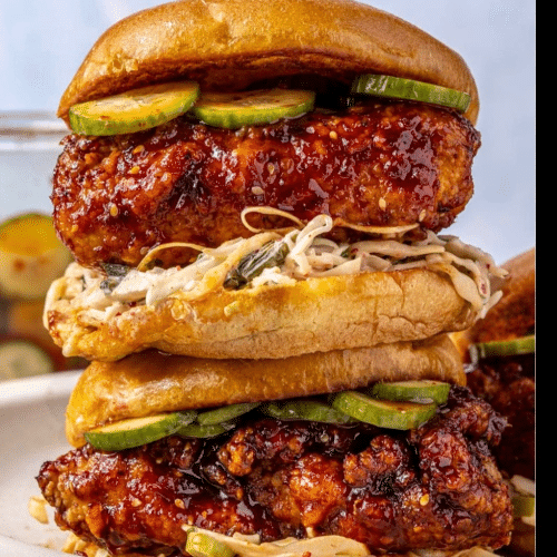 Hot Honey chicken burger