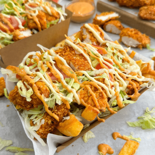 Kapsalon spicy chicken